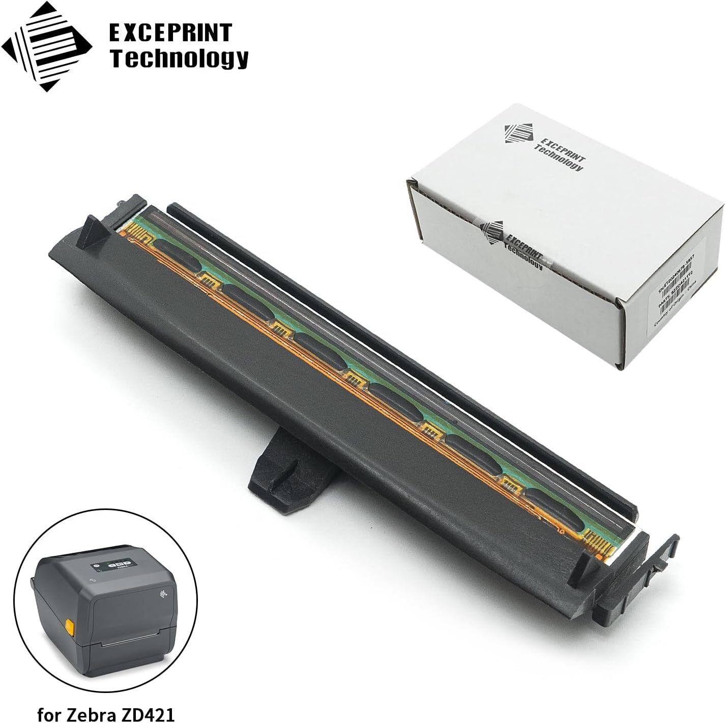 New Printhead for Zebra ZD421 ZD421T ZD421T Thermal Printer 203dpi P1112640-218
