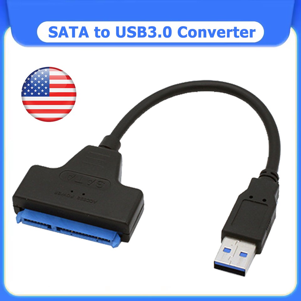 USB 3.0 to 2.5″ SATA III Hard Drive Adapter Cable/UASP -SATA to USB3.0 Converter