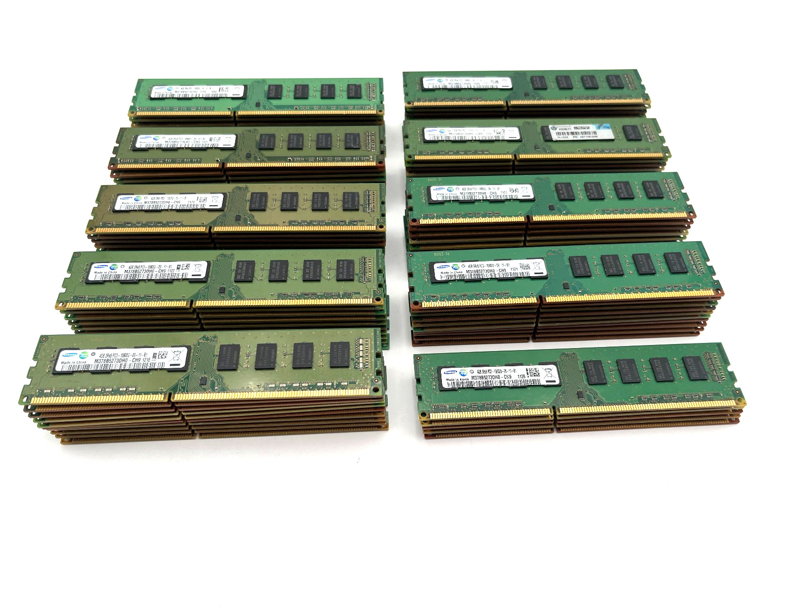 Lot of 95 – 4GB DDR-3 10600 Desktop Samsung Mixed