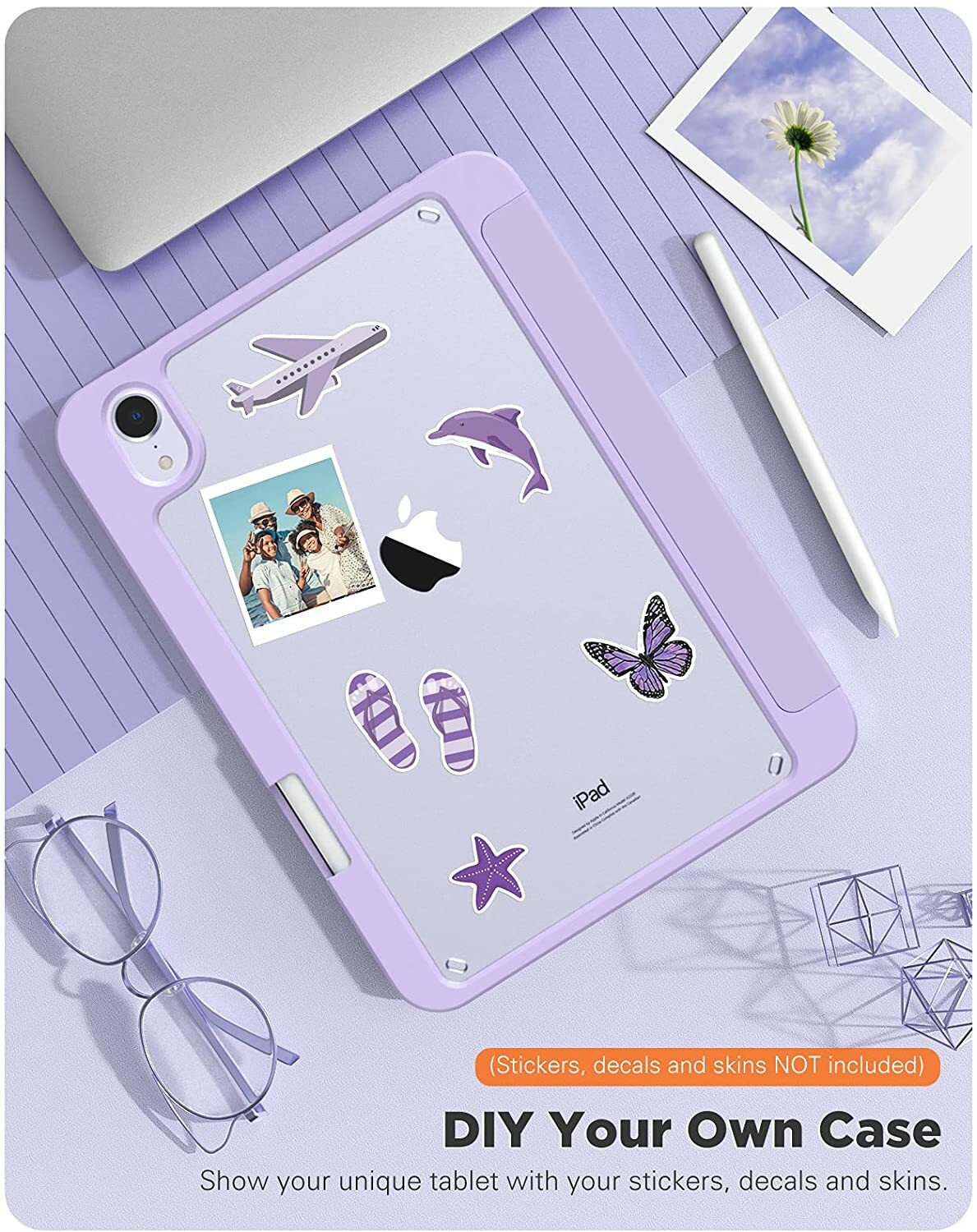 Case for iPad Mini 6th Generation 8.3-inch 2021 w/ Pencil Holder Stand Cover
