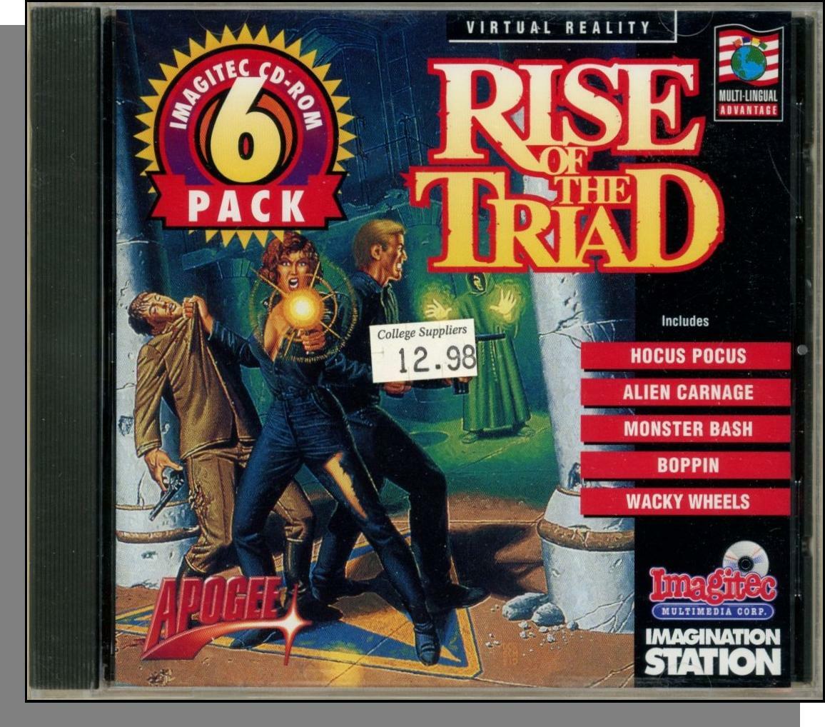 Rise of the Triad and 5 Other Games For Your PC – New Imagitec CD-ROM!