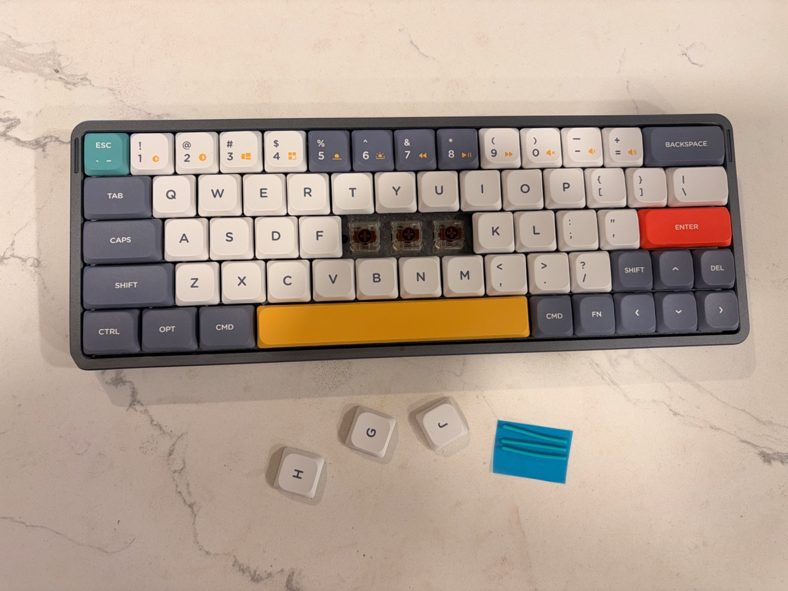 NuPhy Air60 V2 Portable Low Profile Wireless Mechanical 60% Keyboard