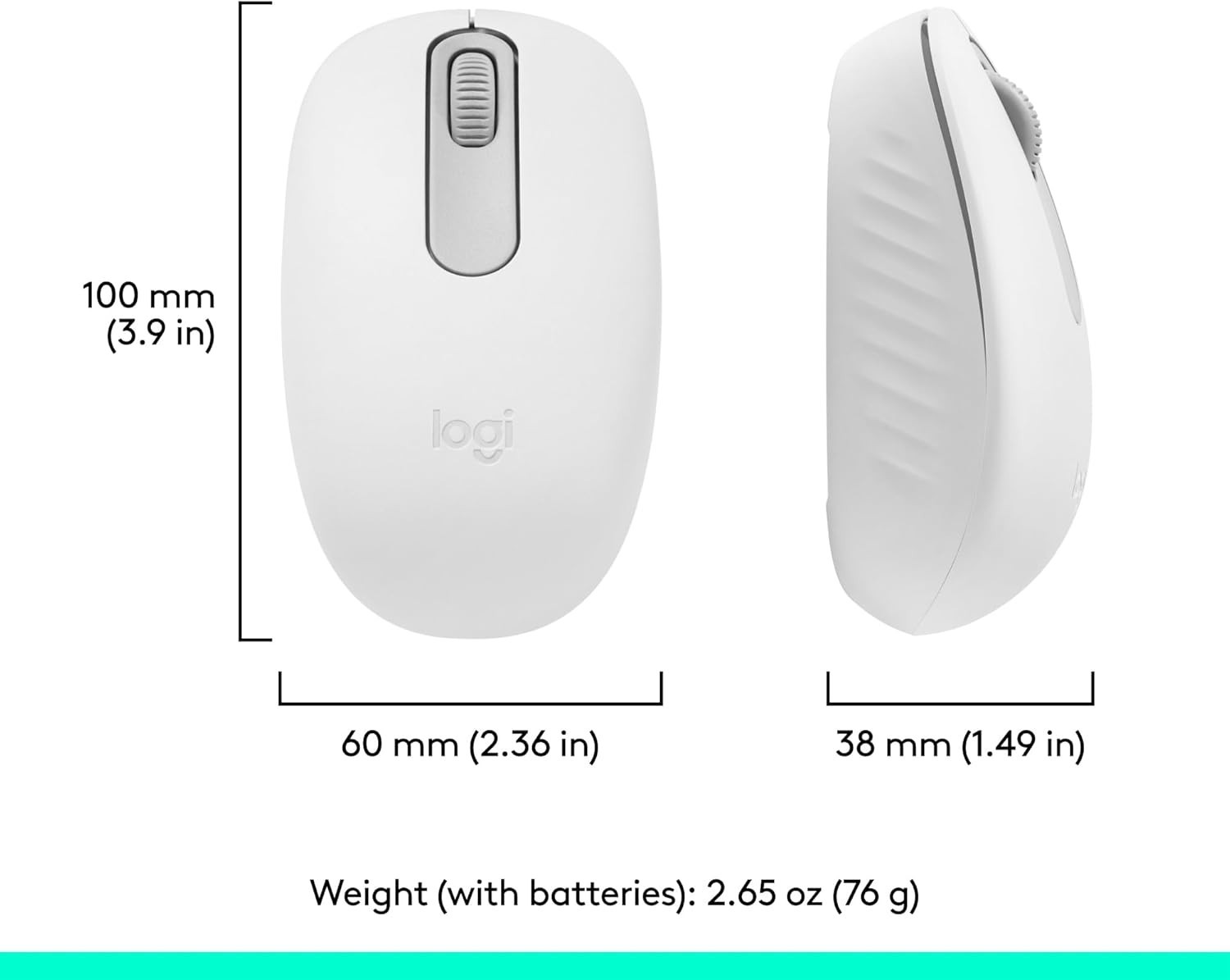 Logitech M196 Lightweight Bluetooth Wireless Optical Mouse