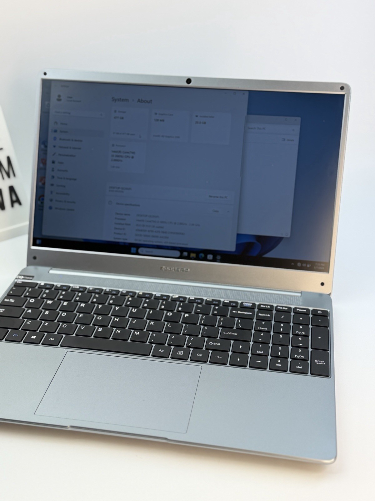 EcoHero 15.6-inch Windows 11 Laptop Intel Core I3 16GB RAM 512GB SSD