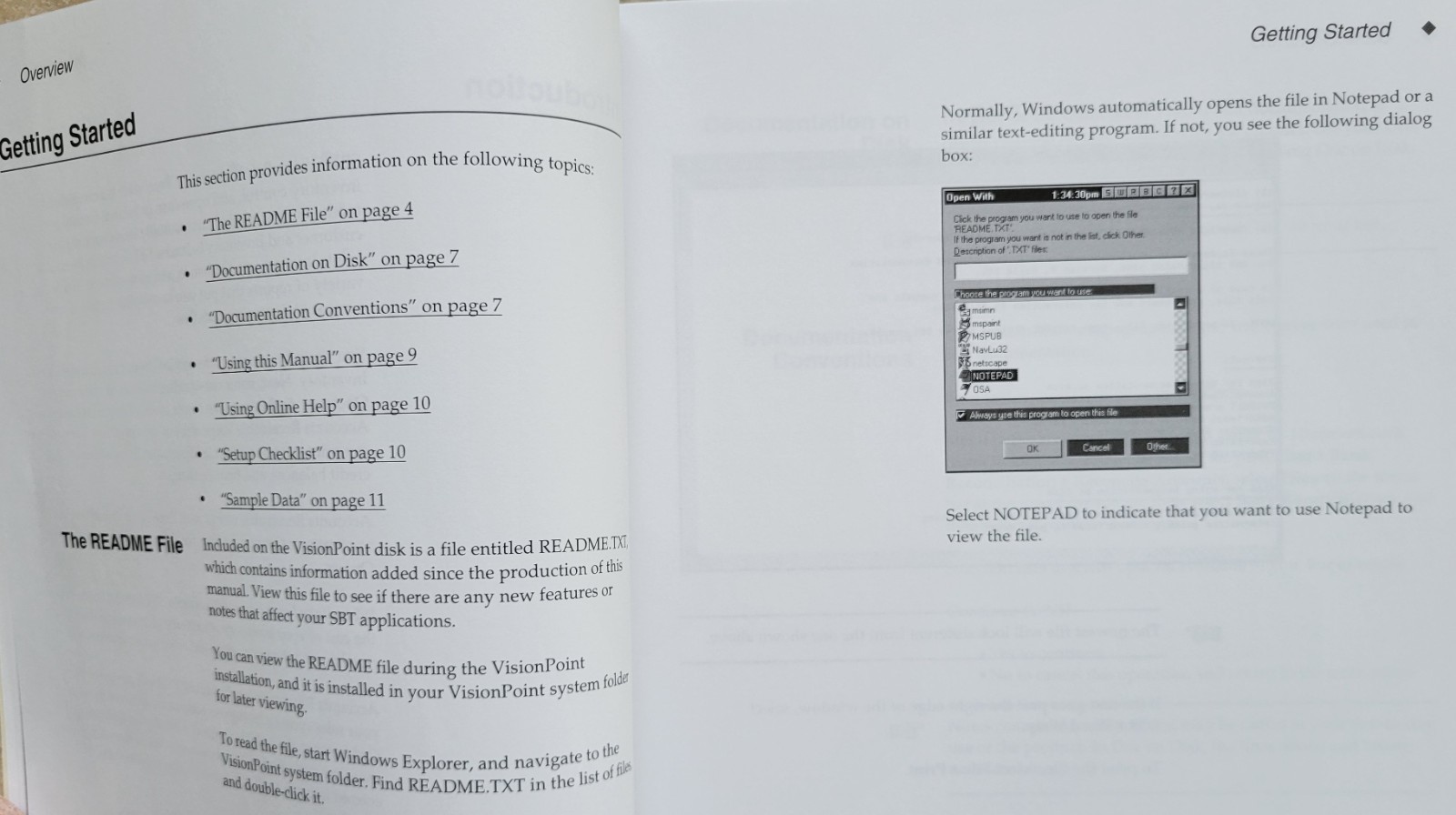 Vintage – SBT VisionPoint 10.0 Accounts Receivable