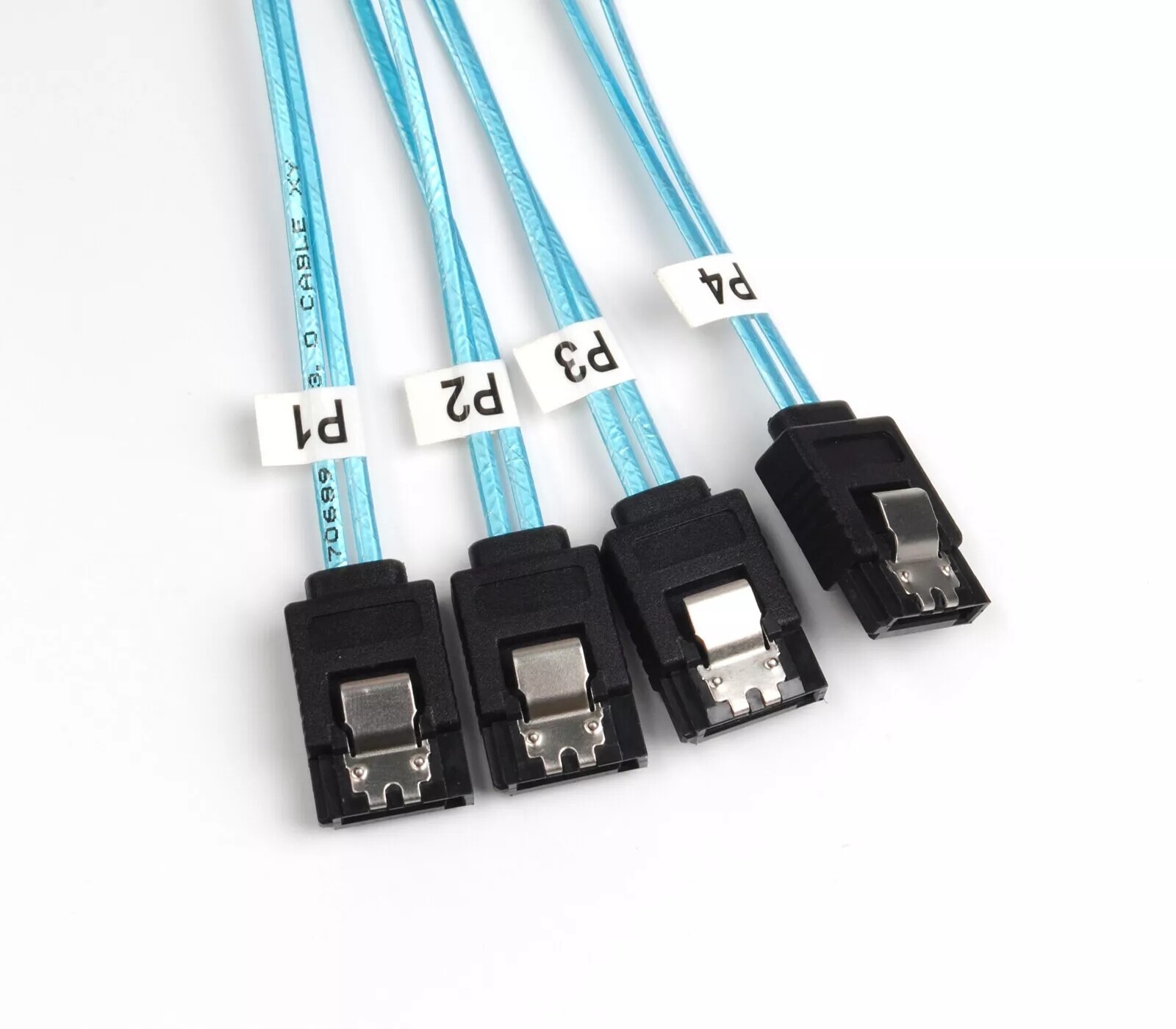 Lot Mini SAS SFF-8643 To 4 SATA 7pin Hard Disk 6Gbps Data Server Raid Cable 1M