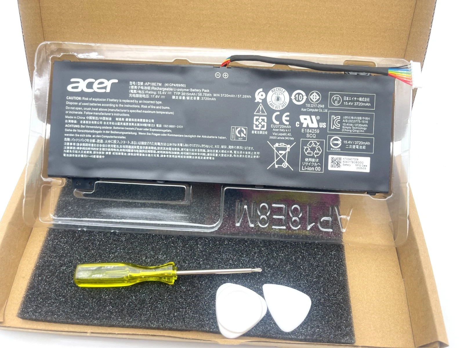 New Original AP18E7M AP18E8M Battery for Acer Nitro 5 AN515-52 AN515-54 AN515-55