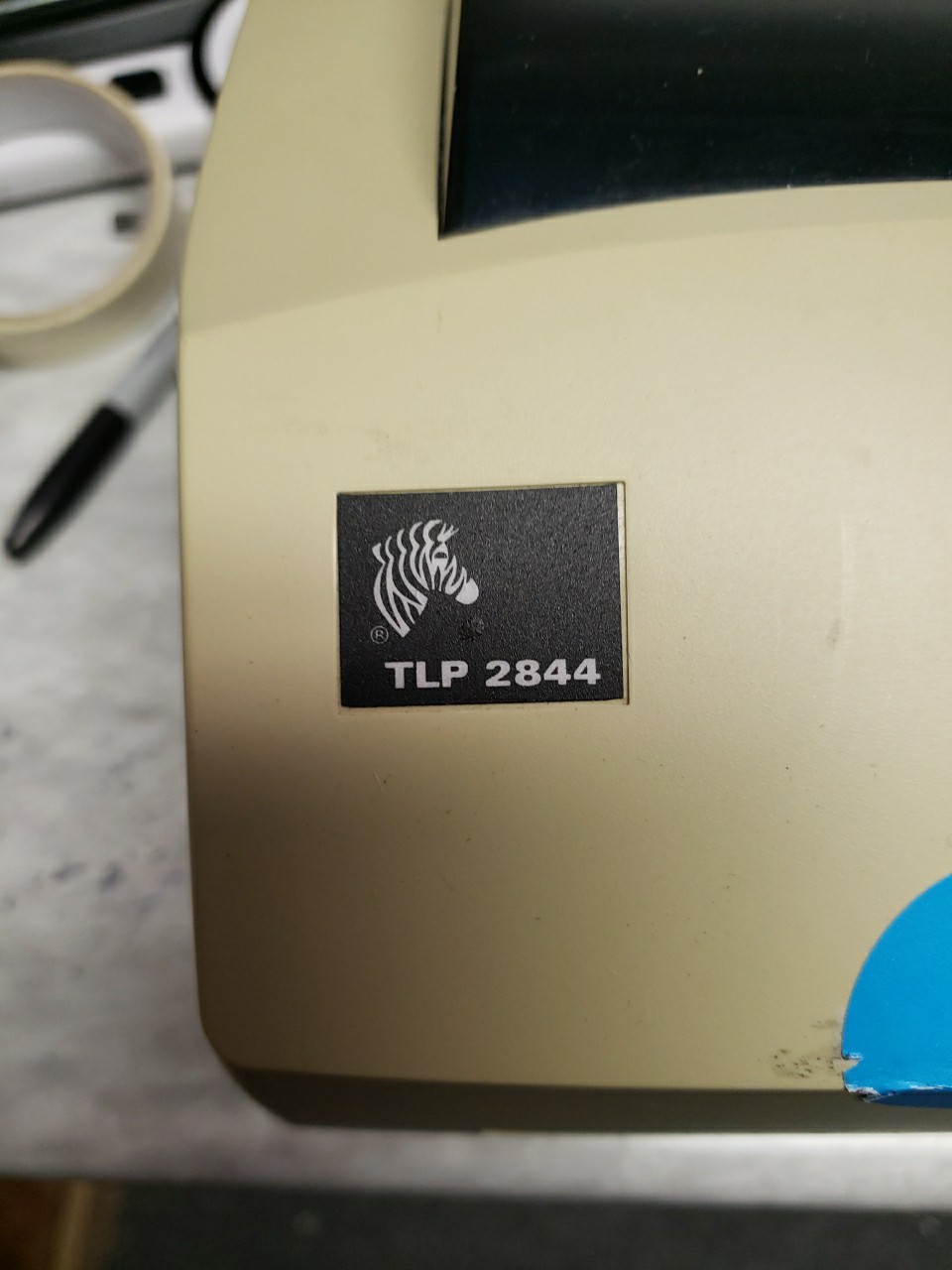 Zebra TLP2844-Z Thermal Label Printer – Self Tested no power cord free shipping