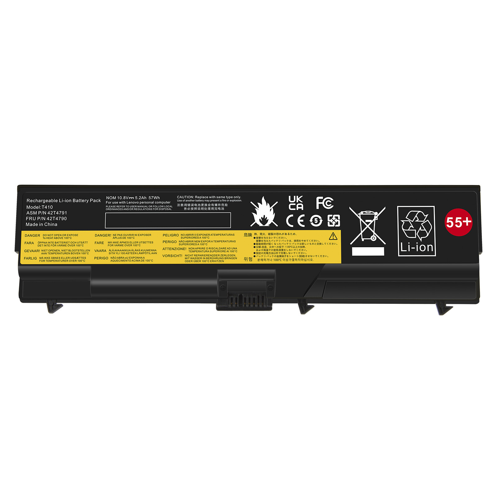 Battery for Lenovo Thinkpad T410 T420 T510 T520 W510 W520 SL410 SL510 5200mAh