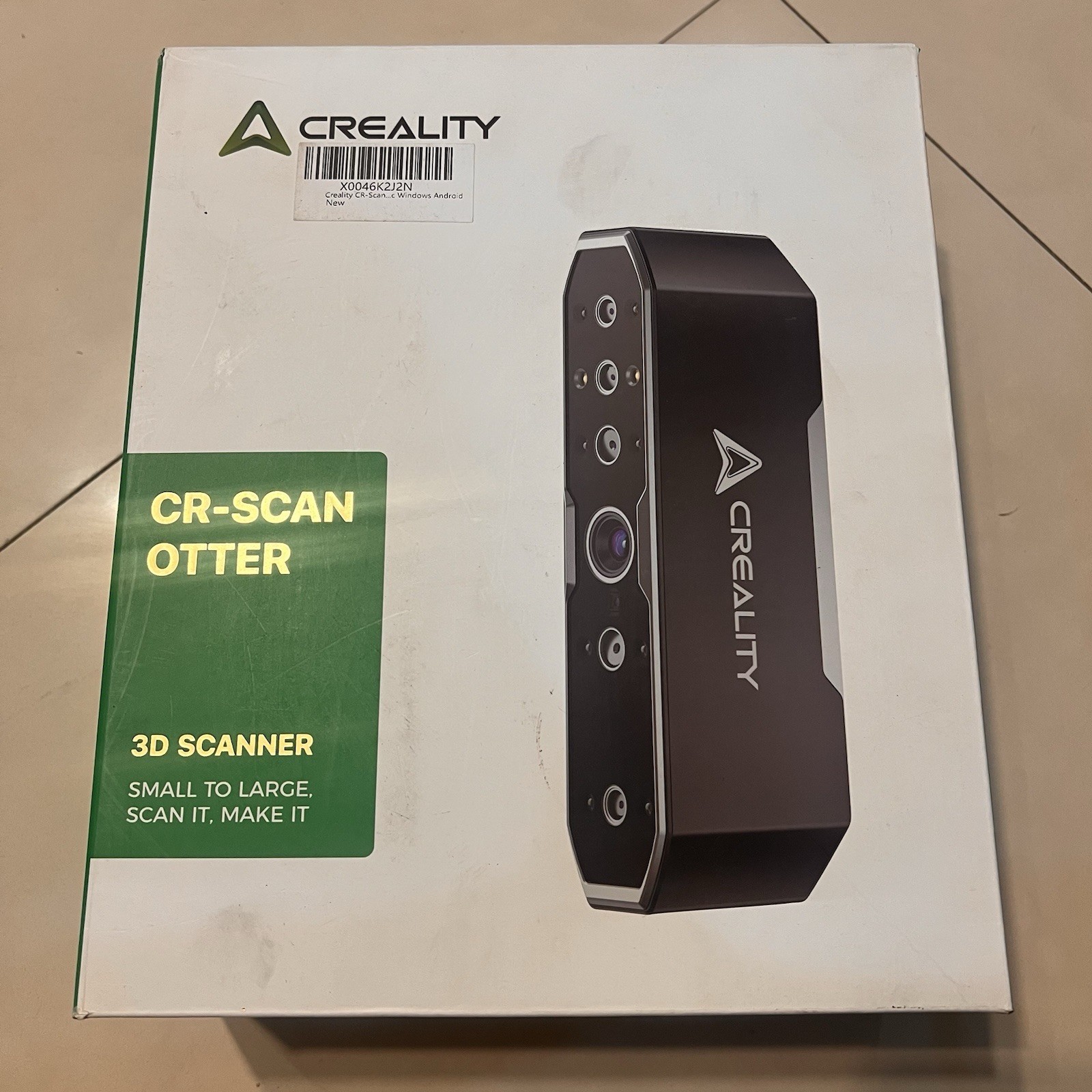Creality CR-Scan Otter 3D Scanner 4 Lens Full Color Handheld Scanner New