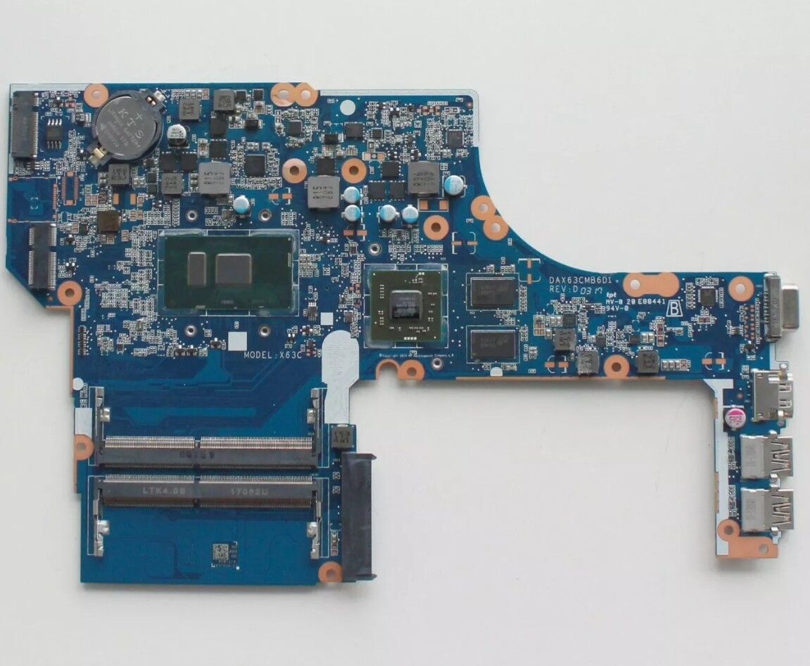 855562-001 For HP Probook 450 G3 motherboard DAX63CMB6C0 I5-6200U CPU R7 M340