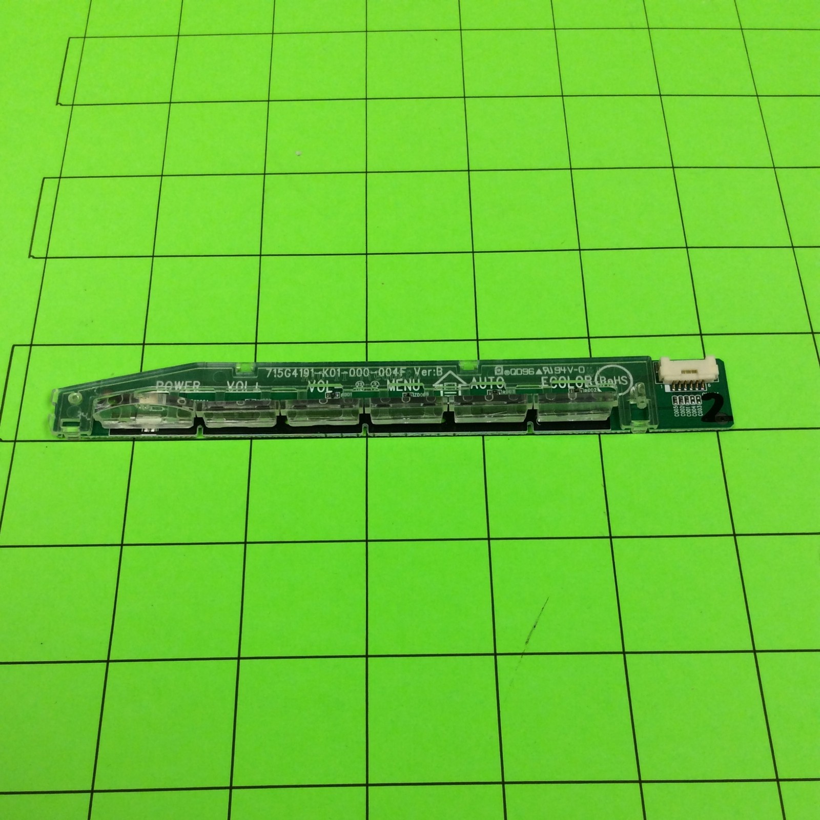 Acer S201HL Monitor Key Button Board 715G4191-K01-000-004F