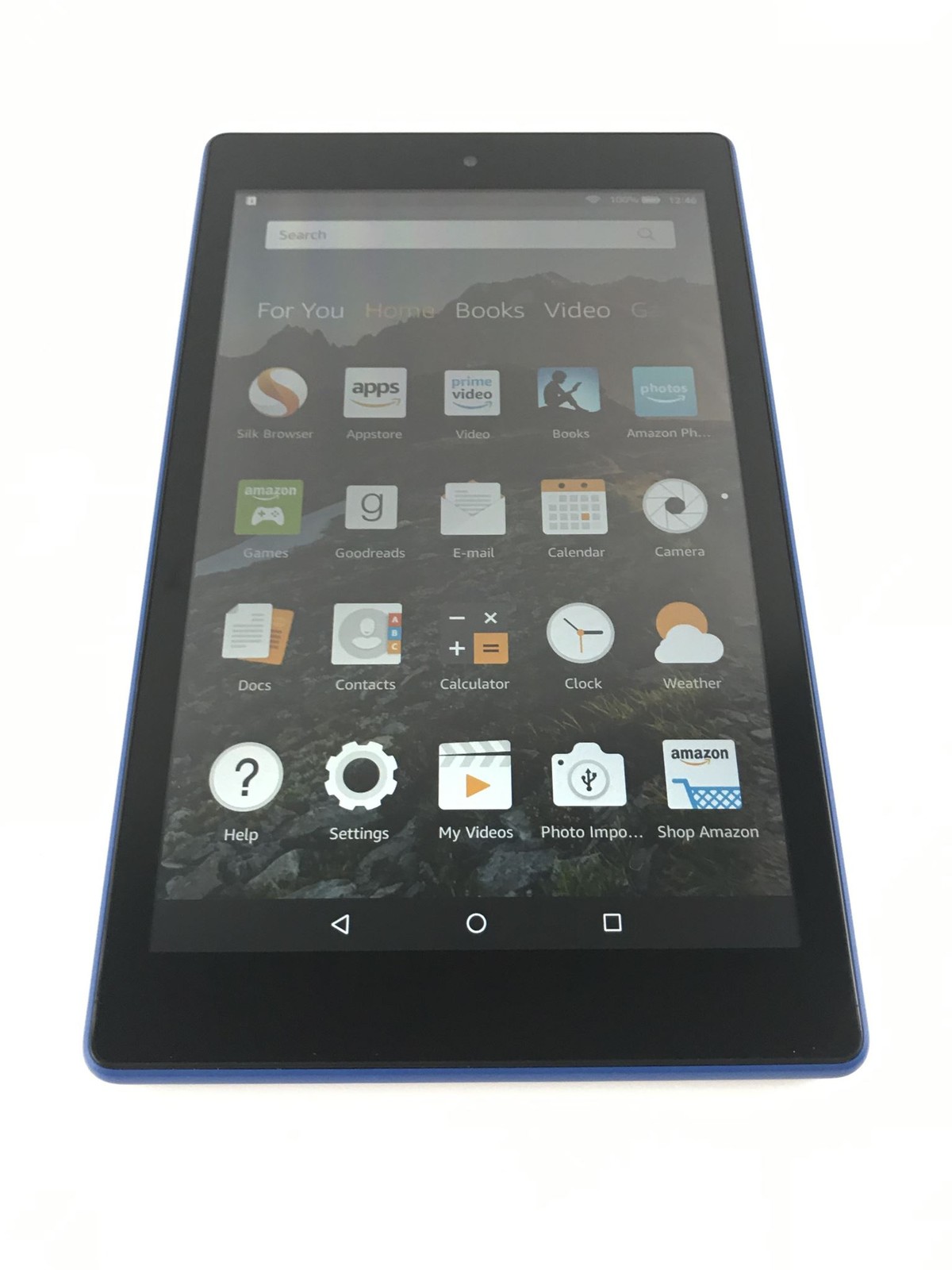 Amazon Kindle Fire HD 8 (8th Gen) – 16 GB, Wi-Fi, 8in – Tablet – Blue