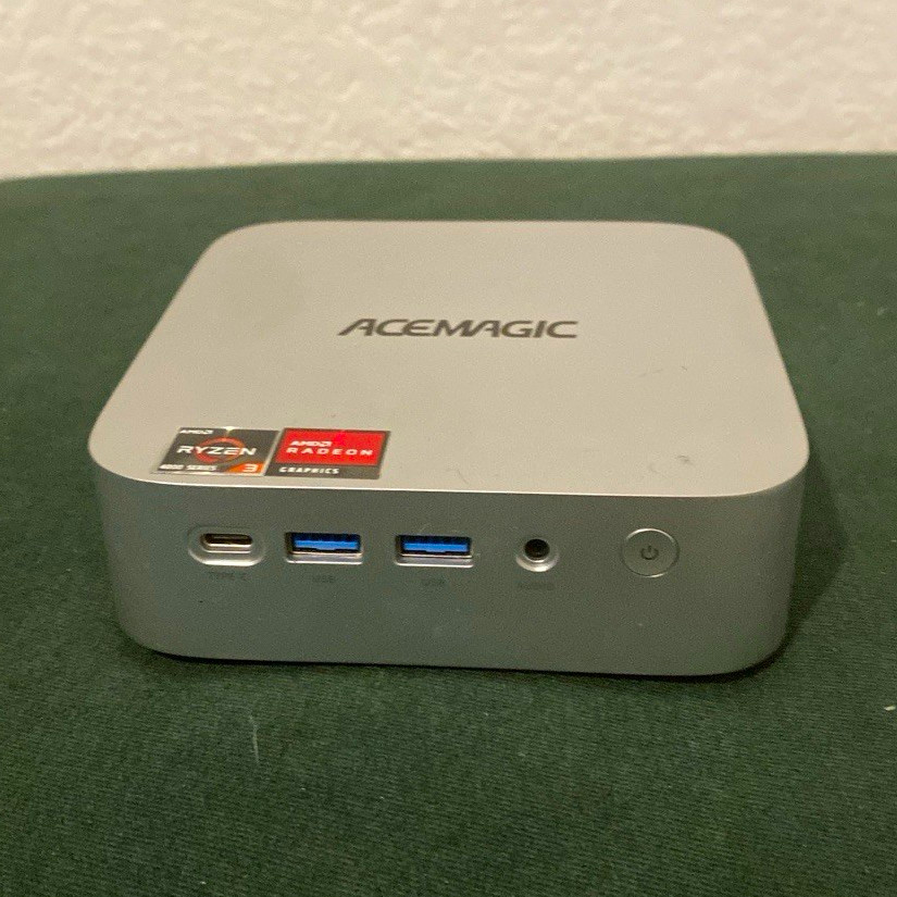 ACEMAGIC Kron Mini K1 Mini PC Ryzen 3 16GB RAM 256GB SSD Wi-Fi BT HDMI Silver