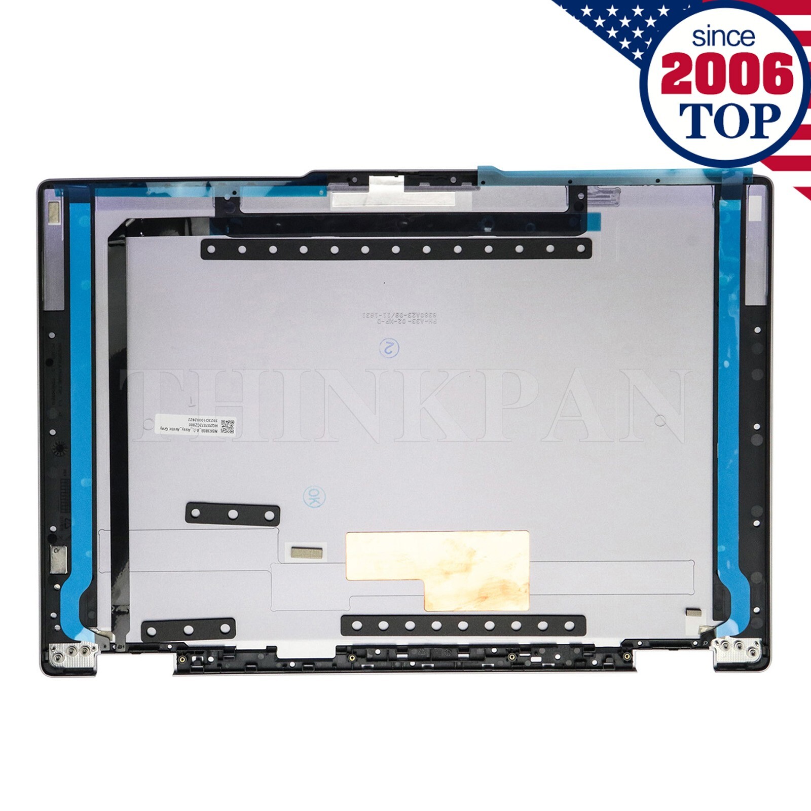 New LCD Back Cover For Lenovo YOGA 7-16IRL8 YOGA 7-16ARP8 2023 Metal Silver Gray