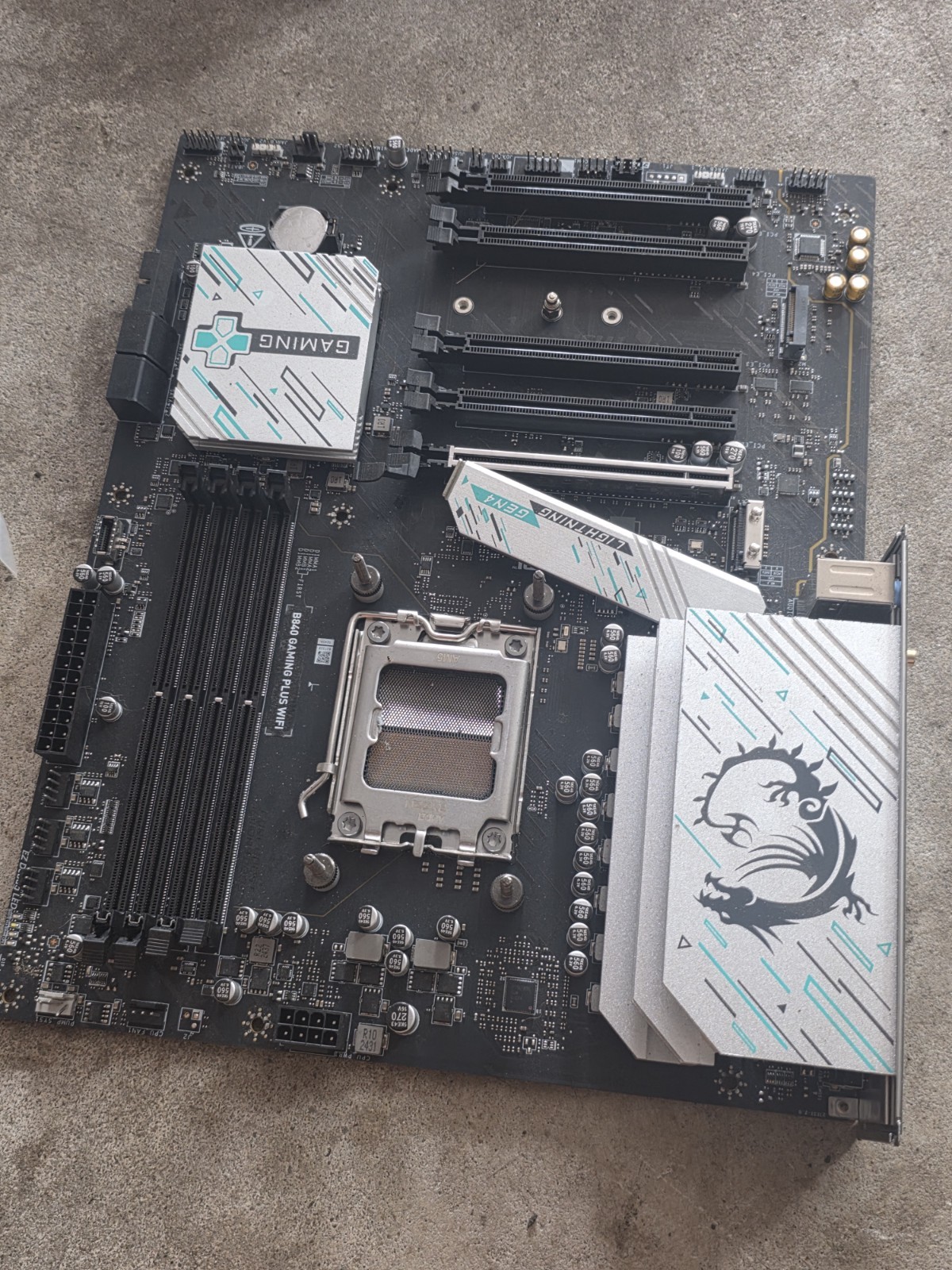 MSI B840 Gaming Plus WiFi Motherboard, ATX – Supports AMD Ryzen 9000/8000 / 7…