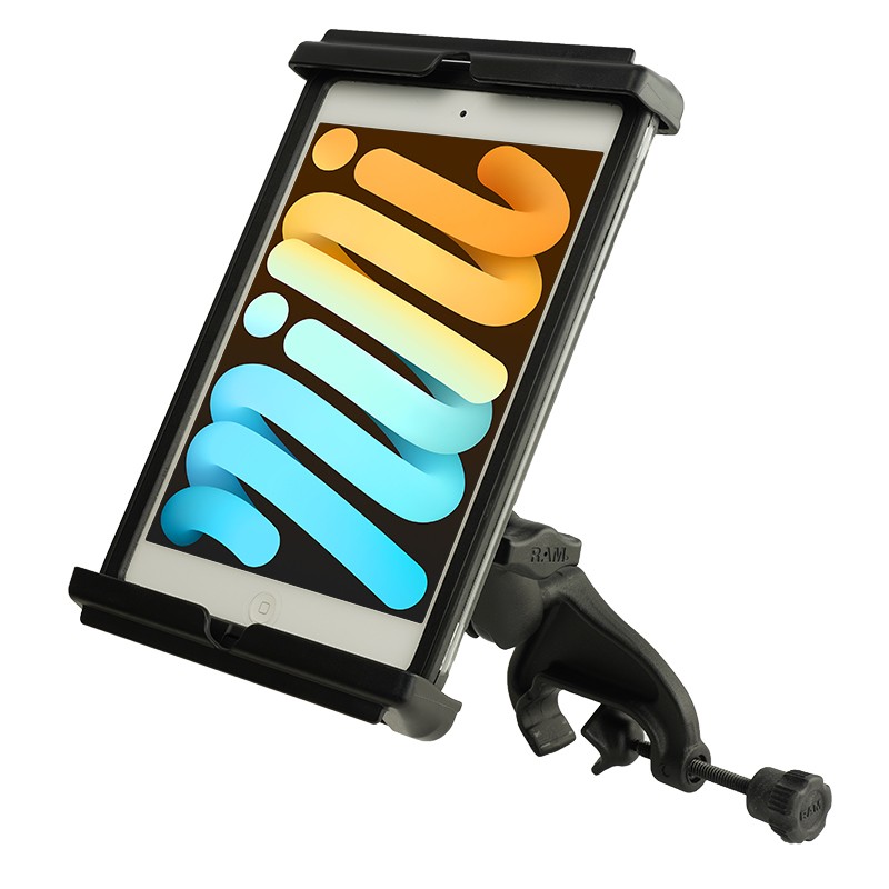 RAM Tab-Tite Yoke Clamp Mount for 8″ Tablets with a Case – Fits iPad mini 6