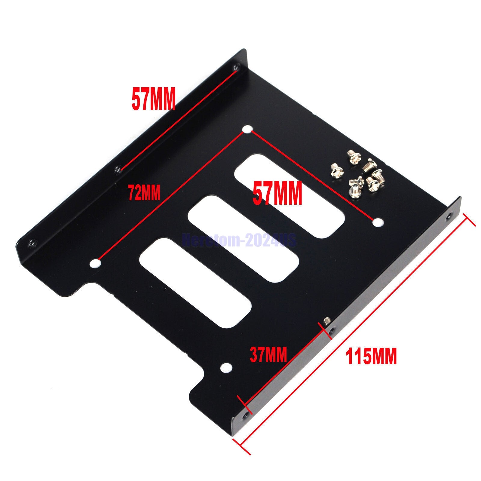Lot 2.5″ to 3.5″ Bay SSD Metal Hard Drive HDD Mounting Bracket Adapter Dock/Tray