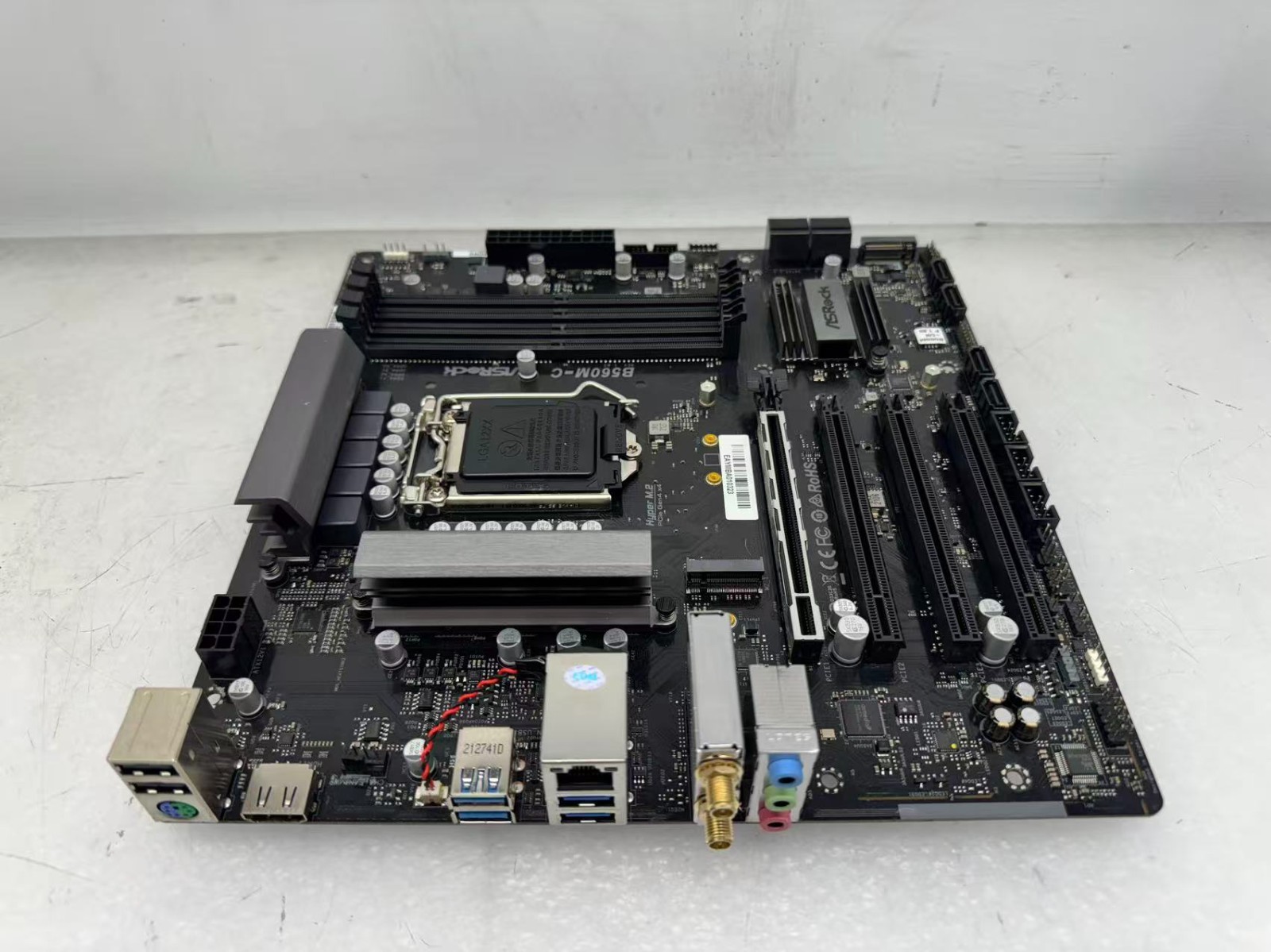 ASRock B560M-C Motherboard DDR4 LGA1200 WiFi Card