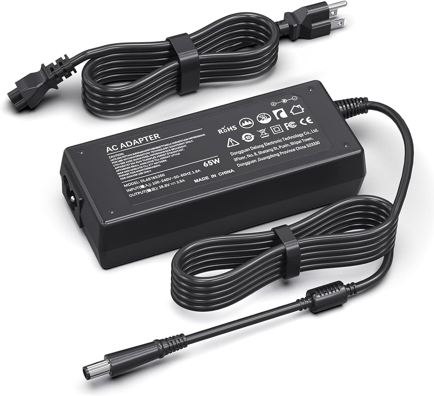 For HP Pavilion DV7 DV6 G6 G7 DV5 DV4 DM4 G62 G72 Power Supply Cord(18.5V,3.5A)