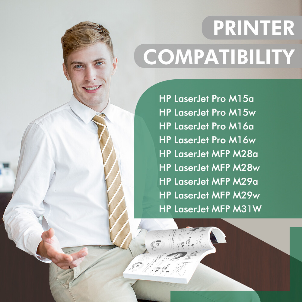 CF248A Toner Cartridge Fit For HP 48A Laserjet Pro M15W MFP M29W M28W Lot