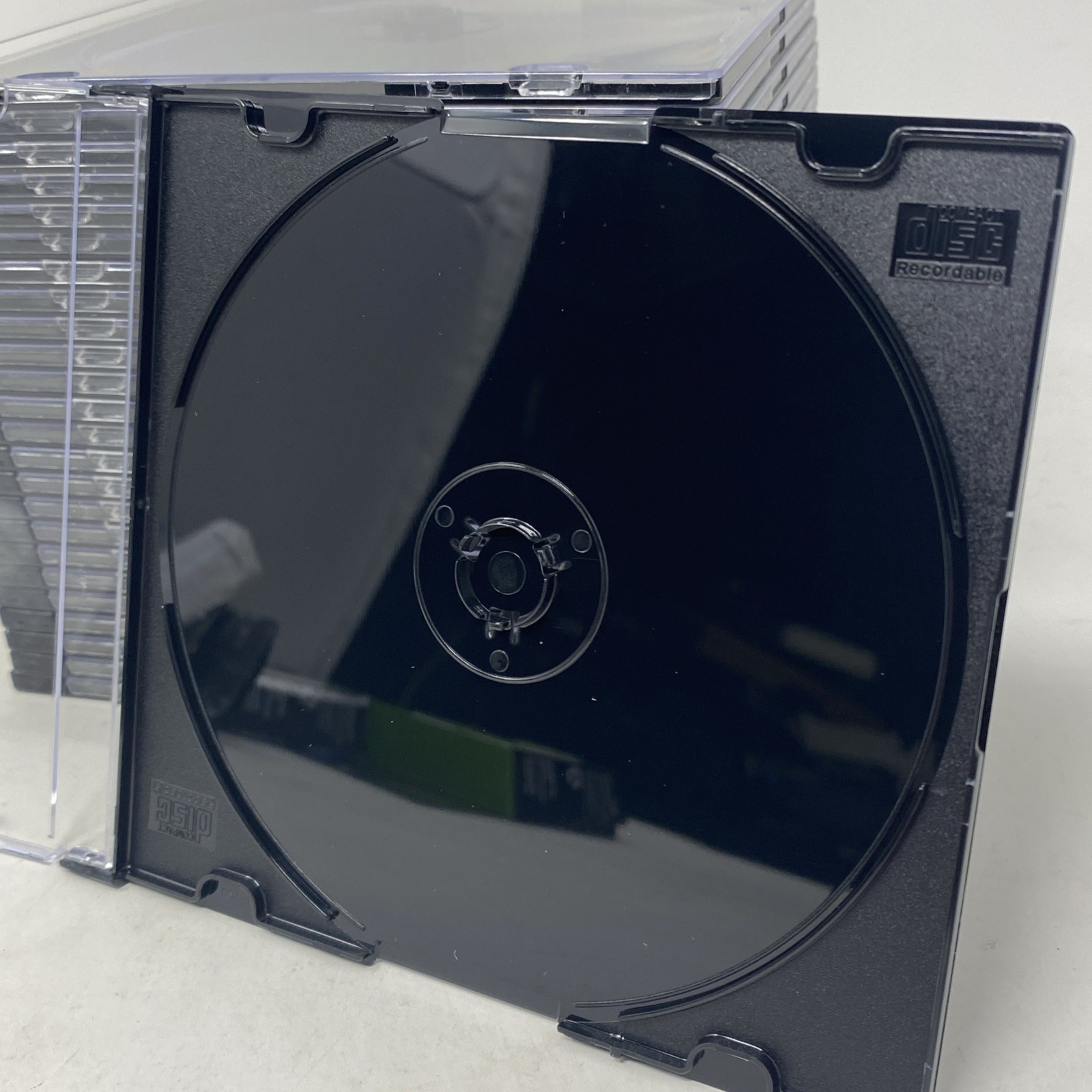 Lot Of 50 ULINE Black CD Jewel Case Standard Slimline Bulk Unused 7767