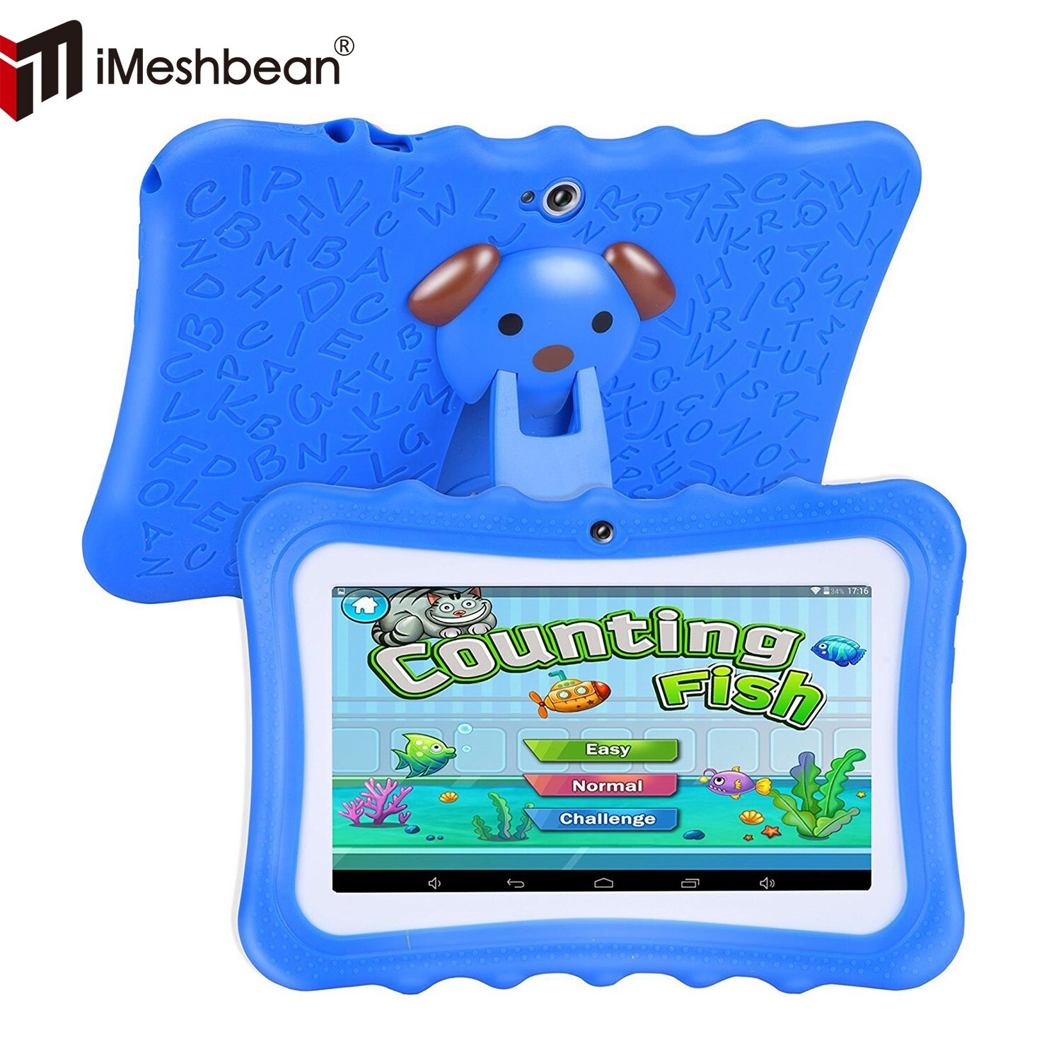 7inch Kids Tablet PC Quad-Core Dual Cameras Android 10 WiFi Bundle Case 64GB