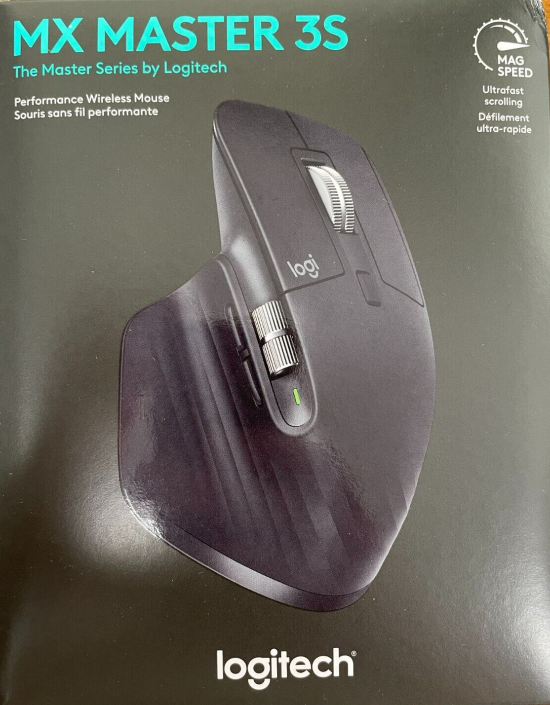 Logitech – 910-006556 – Wireless Performance Mouse MX Master 3S – Black