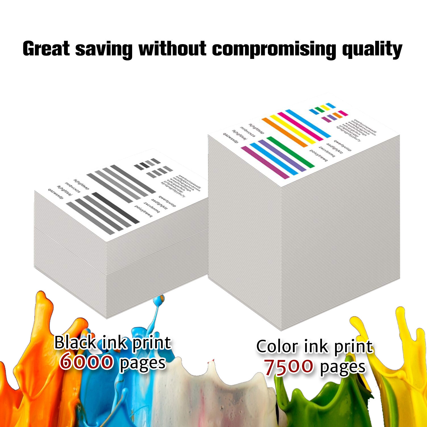 Koala 502 Ink Refill Bottles Replacement for Epson EcoTank ET-2700 ET-3760 15000