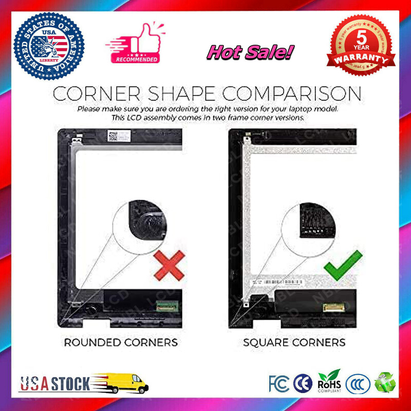 IPS LCD Display Touch Screen Assembly for HP ENVY X360 15-EE1077NR 15-EE1083CL