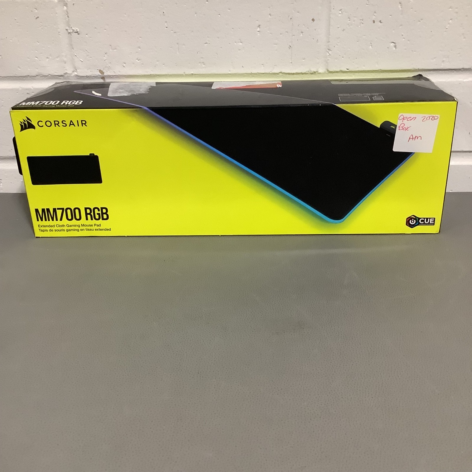 CORSAIR – MM700 RGB Extended Cloth Gaming Mouse Pad – Black