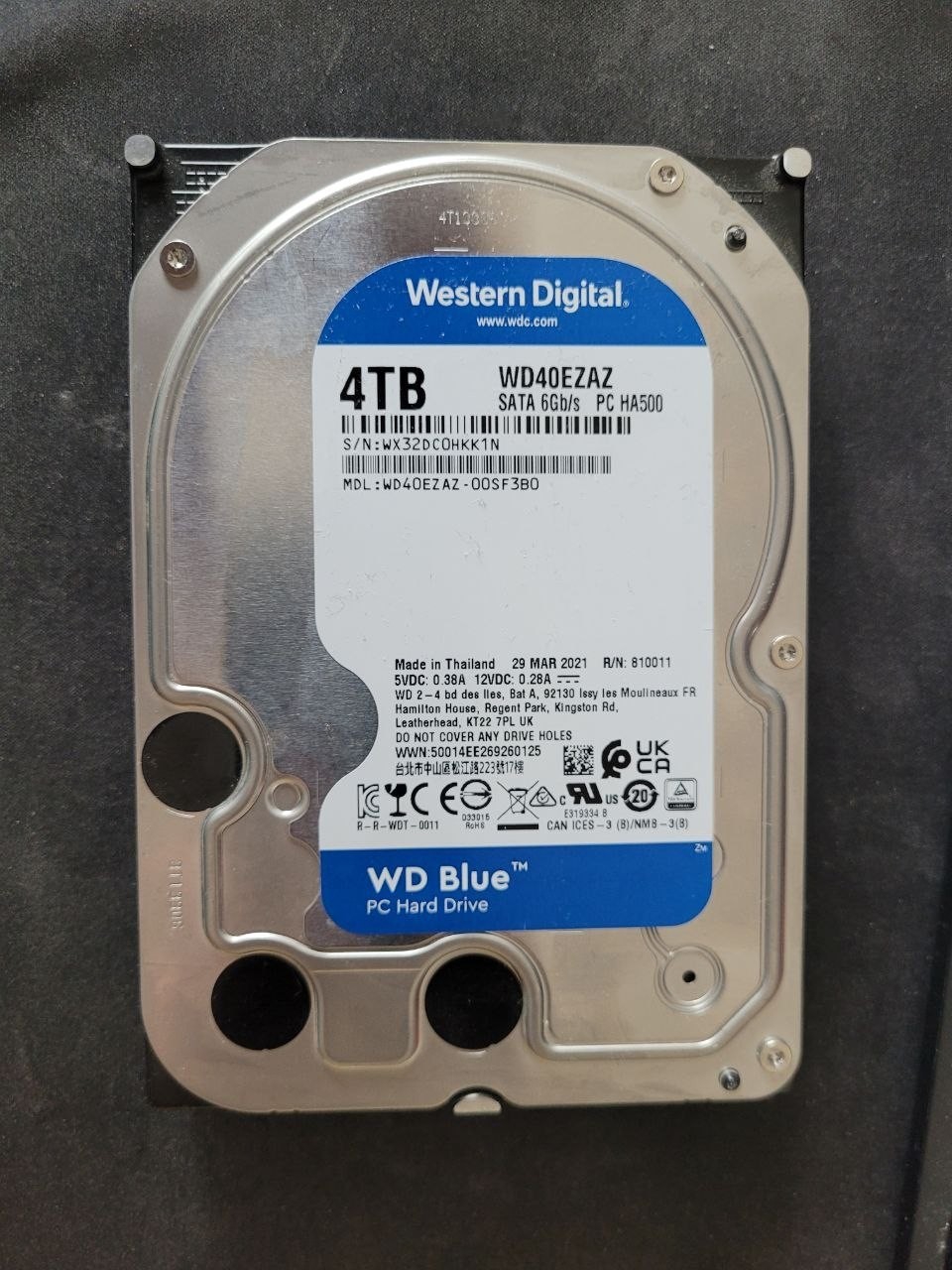 WD 4TB BLUE Wd40ezaz