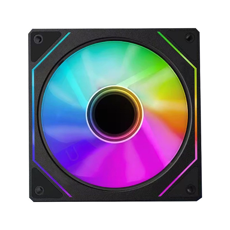 3PACK ARGB & PWM RGB 120mm Desktop PC Computer Case CPU Quiet Prism Cooling Fan