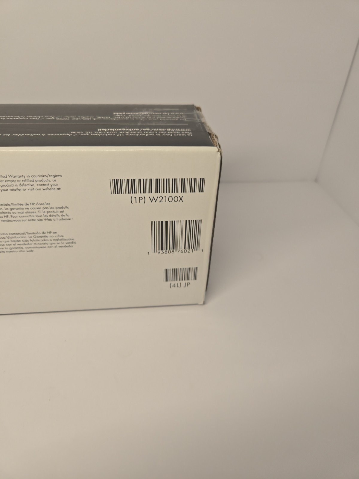 NEW OEM HP W2100X 210X Black Laserjet Toner Cartridge Genuine Original Open Box