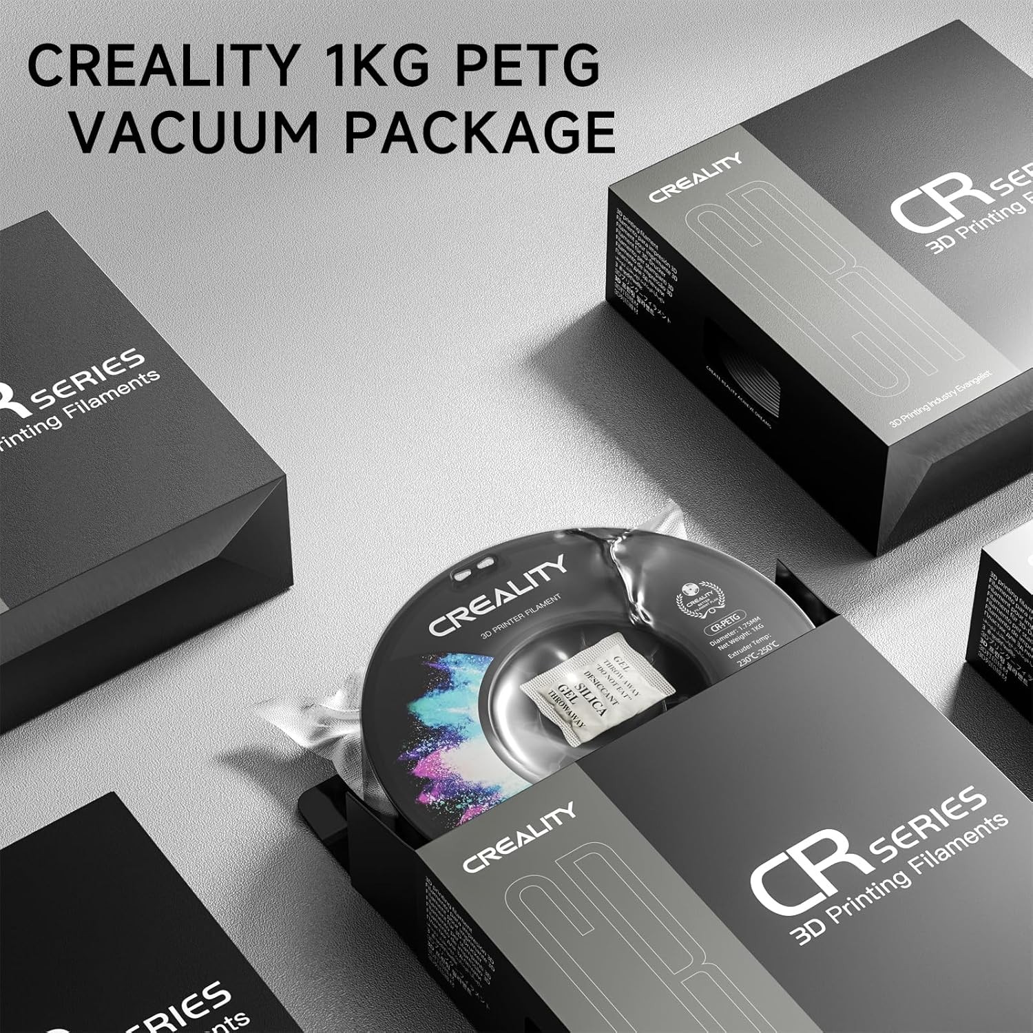 Creality PETG High Precision 3D Filament 1.75mm 1KG/Roll For 3D Printer