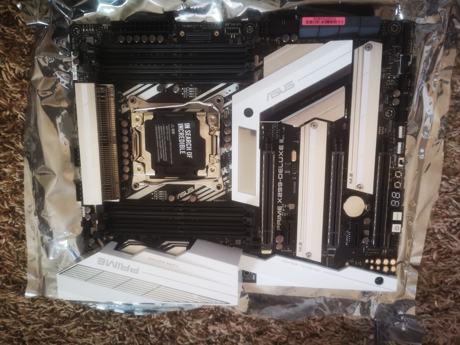 ASUS PRIME X299-DELUXE II , Intel Desktop Motherboard READ