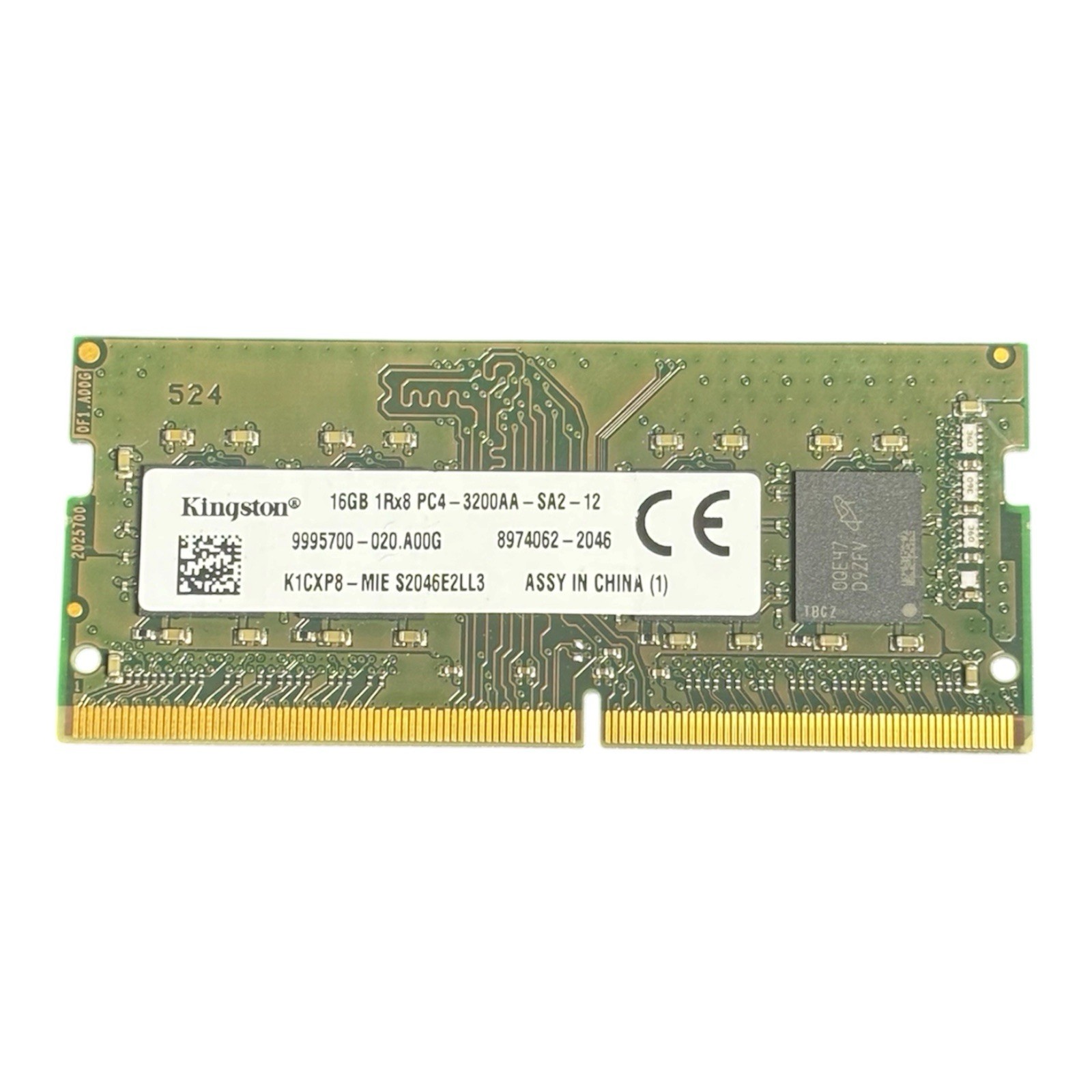 Kingston 16GB DDR4 3200MHz PC4-25600 SO-DIMM Laptop RAM (K1CXP8-MIE)