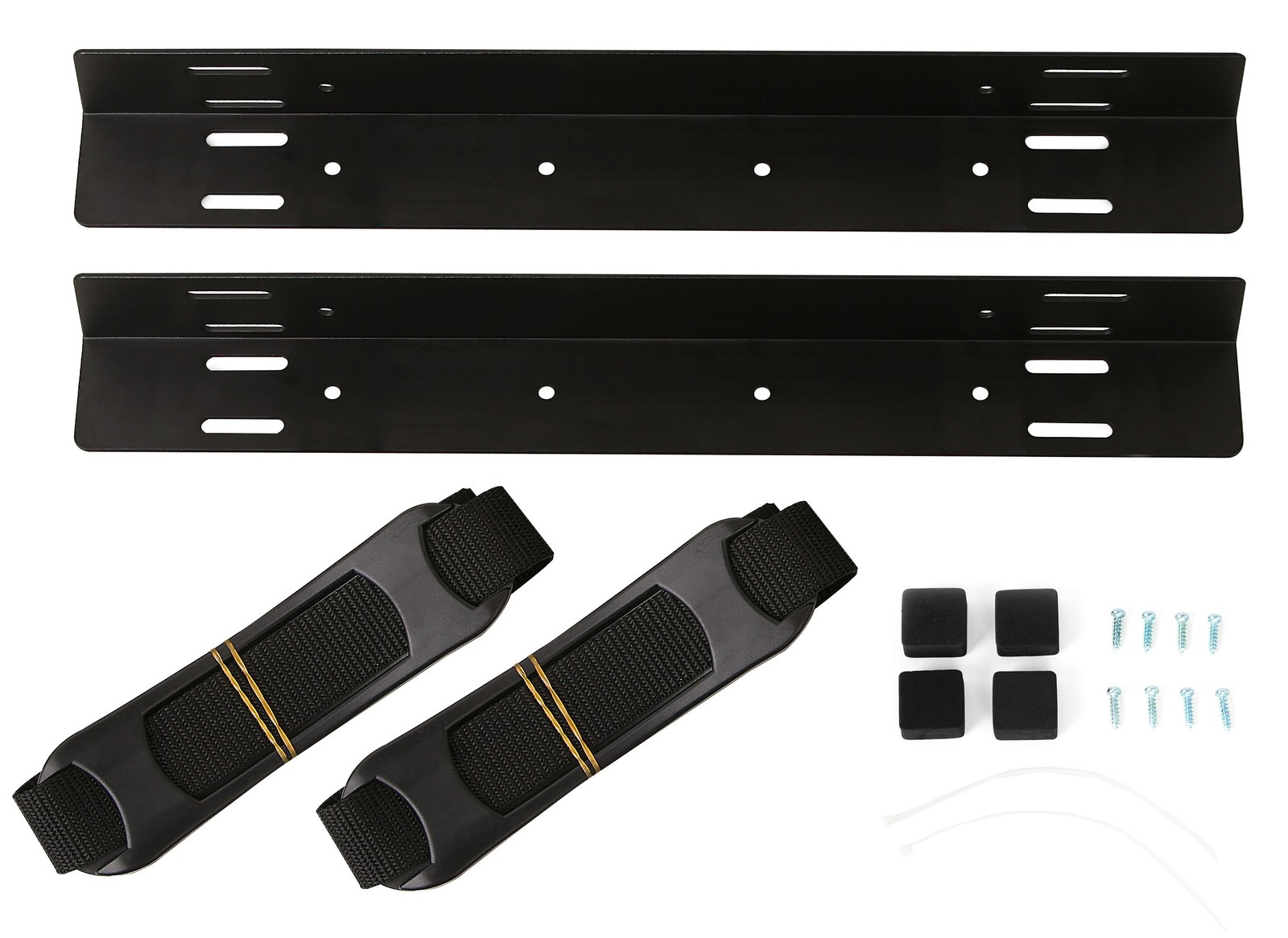 VIVO Black Under-Desk PC Adjustable Strap Mount | Computer Case Holder