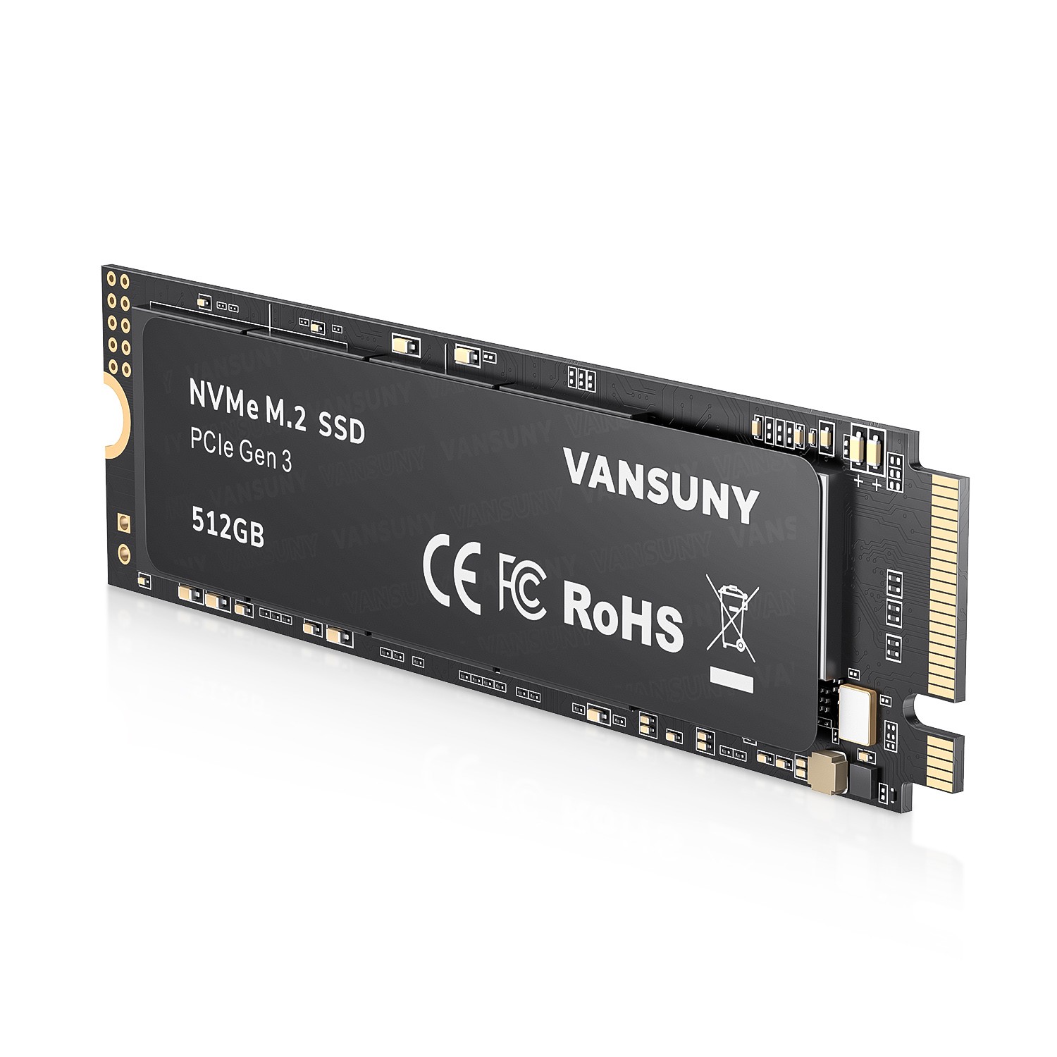 Kootion 256GB Internal Solid State Drive PCle3.0 NVMe M.2 Drive Data to 2000MB/S