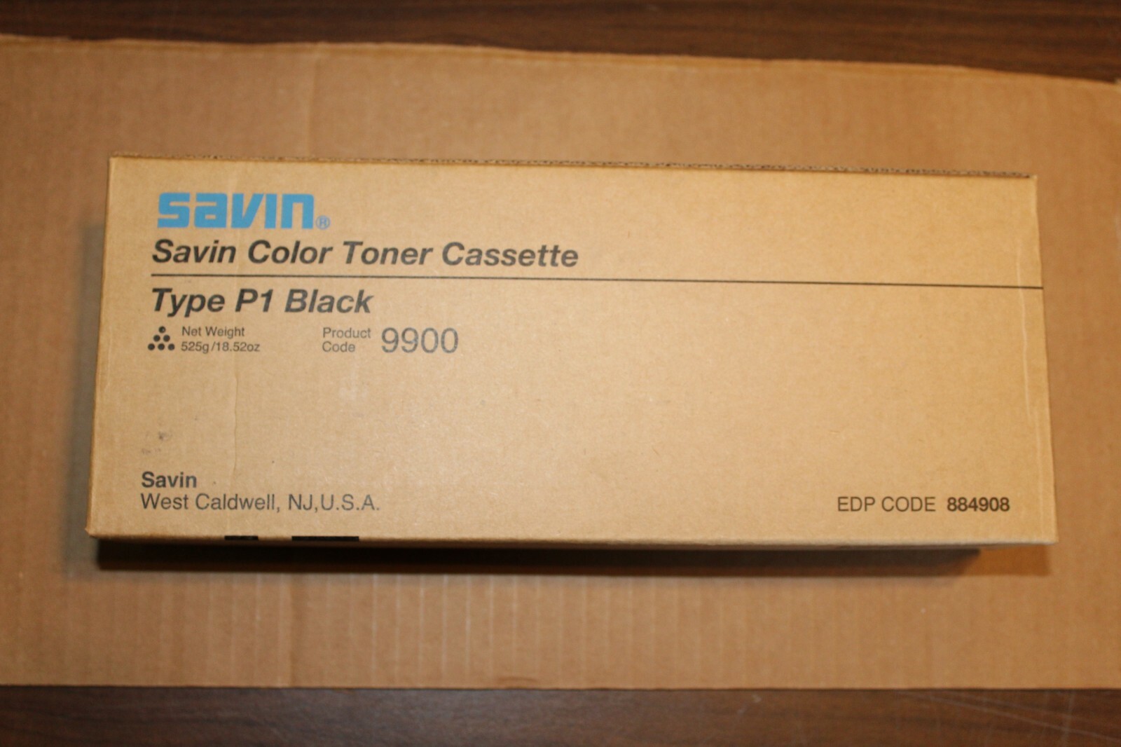 SAVIN BLACK TONER CASSETTE TYPE P1 PRODUCT CODE 9900 RICOH