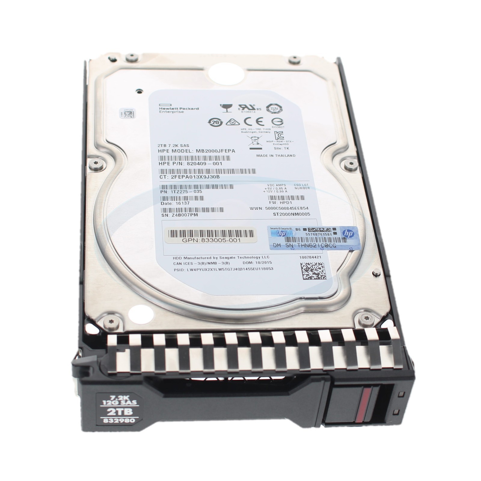 HP 832980-001 2TB 7.2K SAS 12G 3.5″ Hard Drive