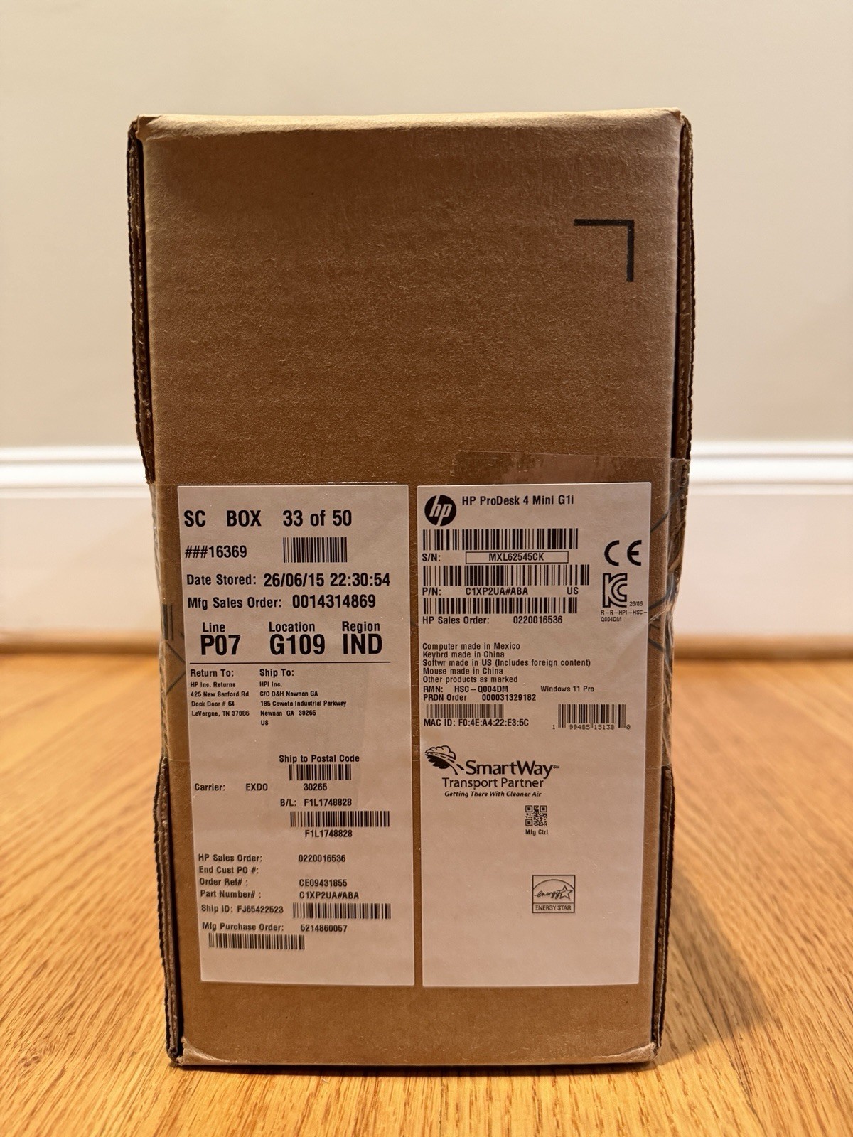 HP ProDesk 4 G1i Desktop Computer – Intel Core Ultra 5 235T – 16 GB – 256 GB PCI