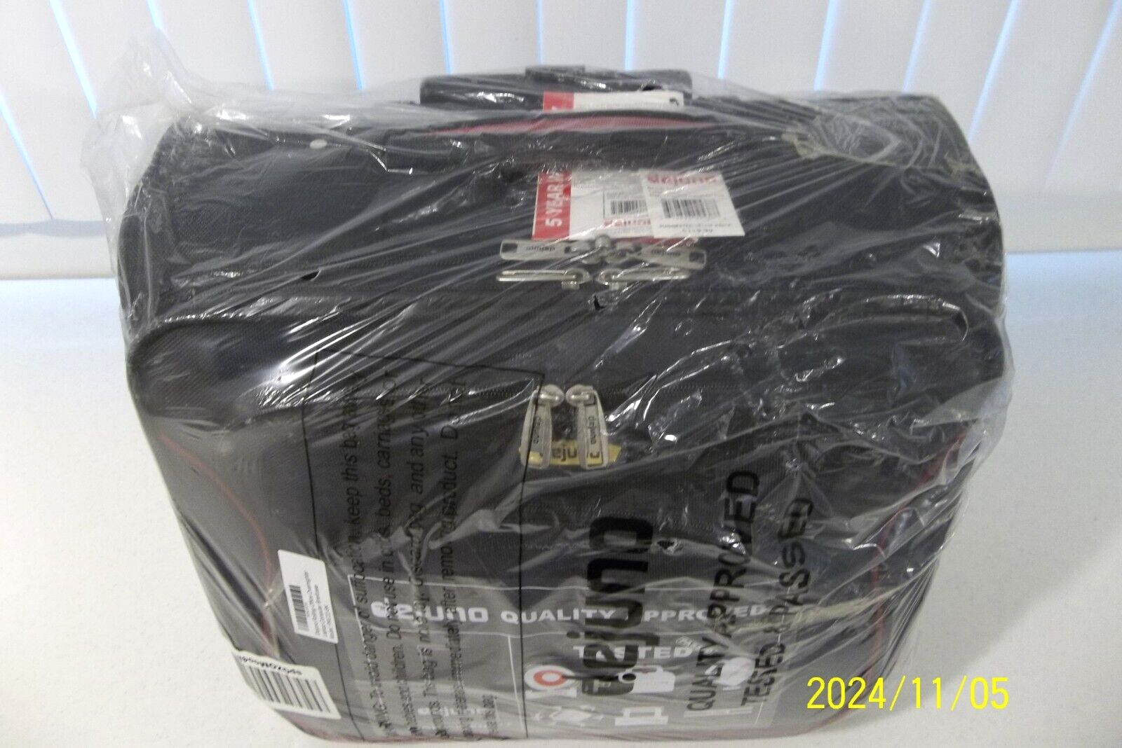 Briefcase Computer Case Dejuno Model PRC22-BK Rolling 17″ Laptop One Size Black
