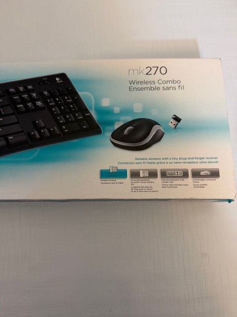 Logitech MK270 Wireless Keyboard Mouse Combo NEW Factory Sealed USB