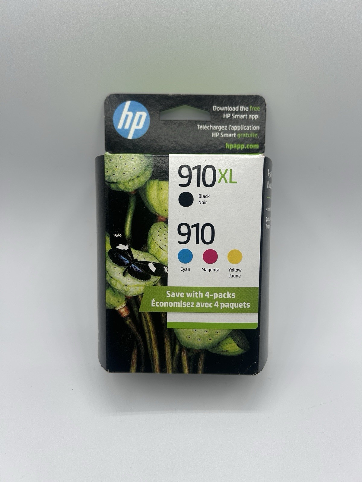4-Pack HP 910xl 910 Black/Cyan/Magenta/Yellow Ink Cartridges Exp NOV 2025