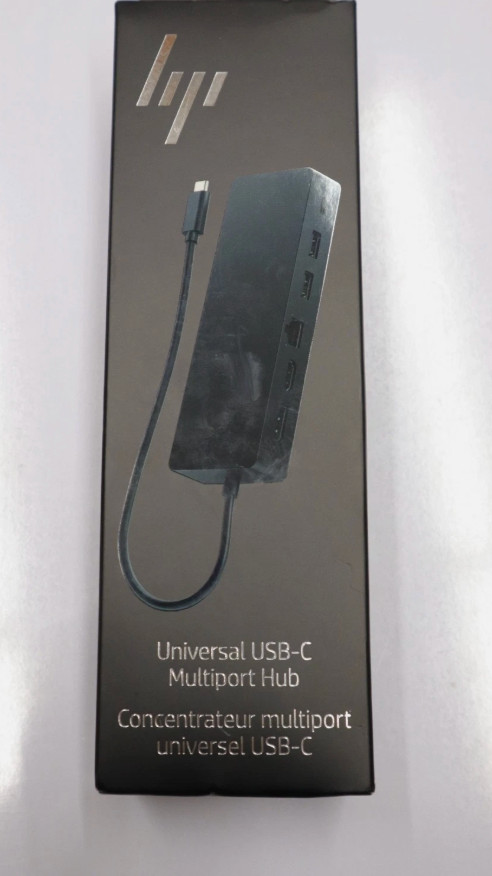 🚨MSRP $119! NEW/SEALED HP Universal USB-C Multiport Hub! DUAL 4K HDMI Display🚨