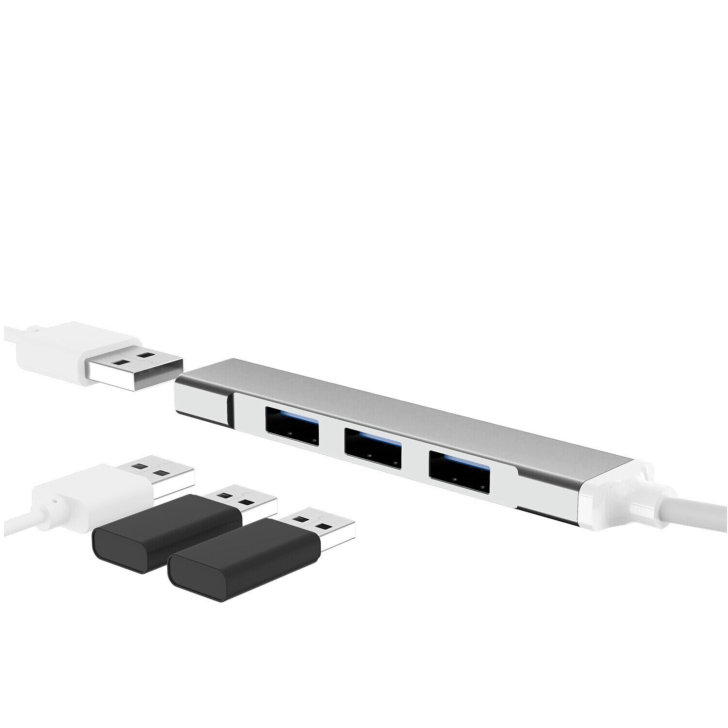 USB-C Type C to USB 3.0 4 Port Hub Splitter For PC Phone Notebook Laptop Tablet
