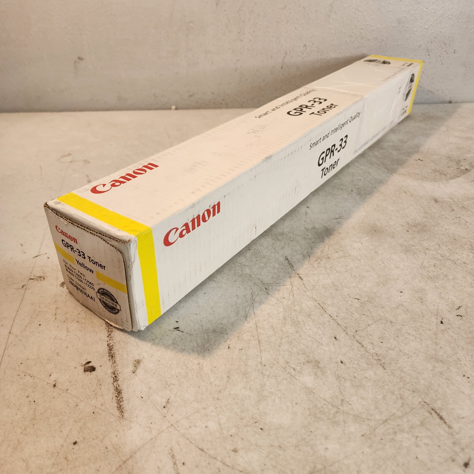 Canon 2804B003 GPR-33 Yellow Toner Cartridge Genuine New OEM Sealed Box Free Shp