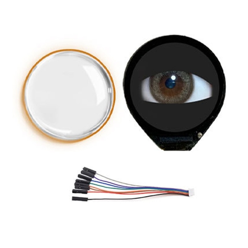 0.71in Round LCD Display Screen 160x160P Highly Resolution for Wearable Devices