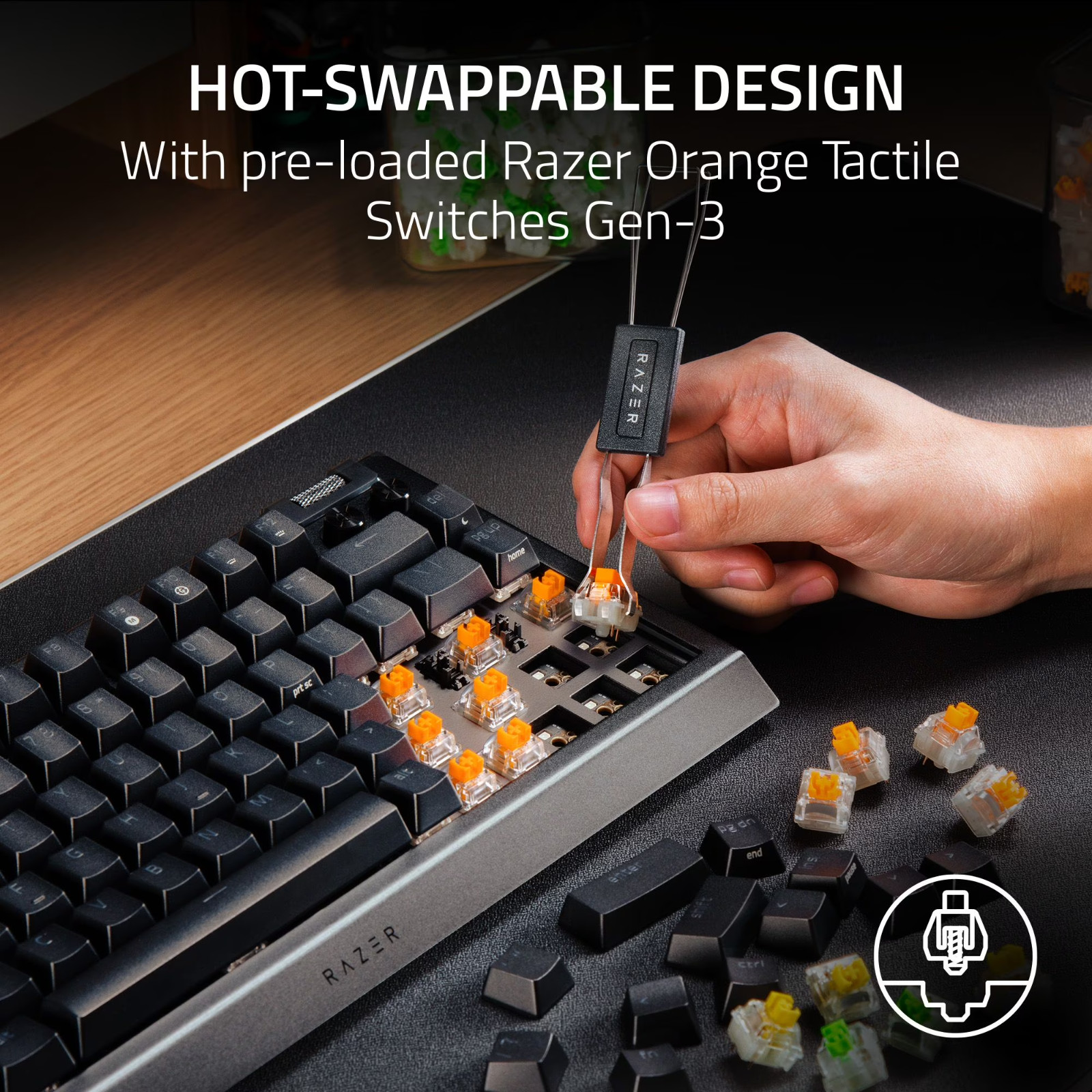Razer BlackWidow V4 RGB Wired Gaming Keyboard White